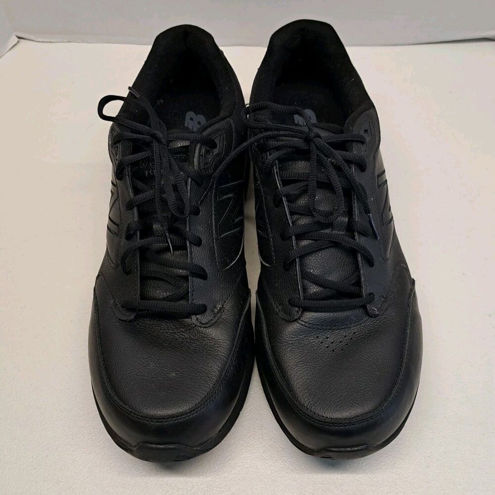 New Balance 928 V3 Walking Shoes Men's Size 14 Black Leather Low Top